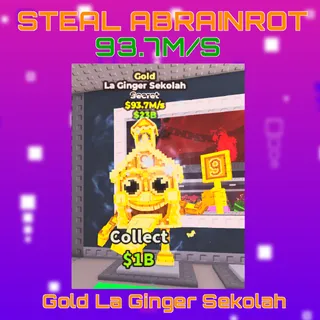 Gold La ginger Sekolah 93.7m/s
