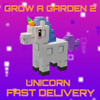 4X UNICORN GROW A GARDEN 2