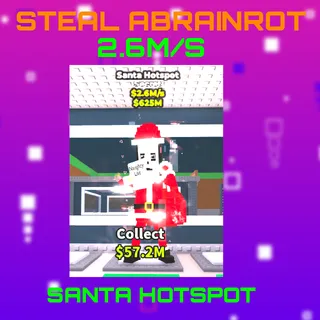 Santa Hotspot 2.6m/s