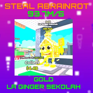 Gold La ginger Sekolah 93.7m/s