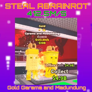 Gold Garama and Madundung 412.5m/s