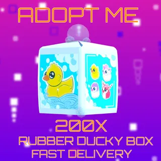 200X RUBBER DUCKY BOX