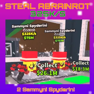 x2 Sammyni Spyderini 325k/s