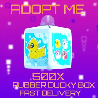 500X RUBBER DUCKY BOX