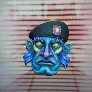 Glowing captain mask