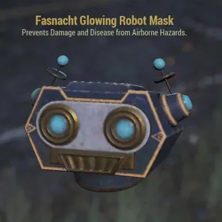 GLOWING ROBOT MASK