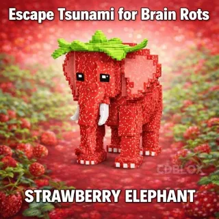 Strawberry elephant- Escape tsunami for brainrot
