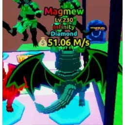 DIAMOND MAGMEW - ESCAPE TSUNAMI FOR BRAINROTS