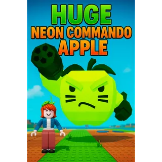 Huge Neon Commando Apple 