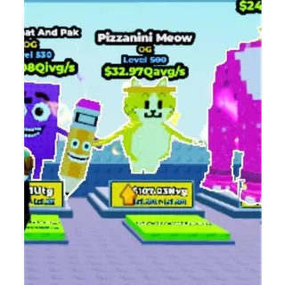 Pizzanini Meow| ESCAPE WAVES FOR LUCKY BLOCK