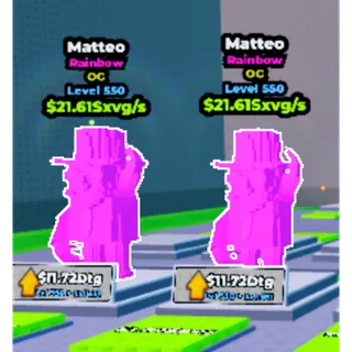 2x Rainbow Matteo| ESCAPE WAVES FOR LUCKY BLOCK