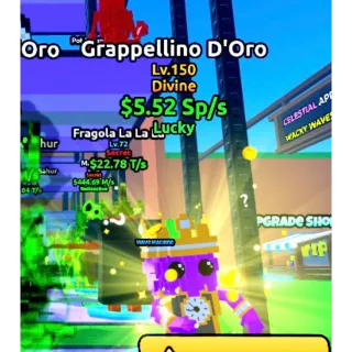 5.52 SP/S  LUCKY GRAPPELINO D'ORO I ESCAPE TSUNAMI FOR BRAINROTS