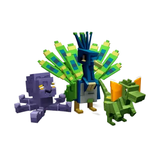 GODLY NIGHTMARE PEACOCK 110kg 15CD NO TOY AND NIGHTMARE MIMIC OCTOPUS AND NIGHTMARE DILOPHOSAUROS 61KG