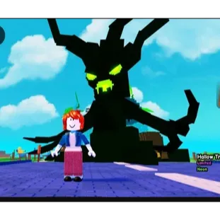 HUGE NEON HALLOW TREE