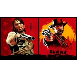 Red Dead Redemption 1 & Red Dead Redemption 2 Bundle. US CODE