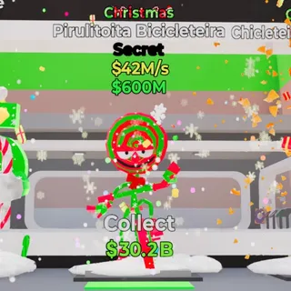 Christmas Pirulitoita Bicicleteira Fortnite Steal the Brainrot