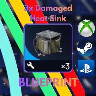 3x Damaged Heat Sink