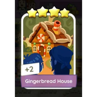 Gingerbread House monopoly GO 