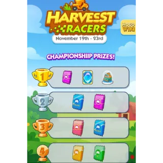 Harvest racers full carry 1 slot monopoly GO 