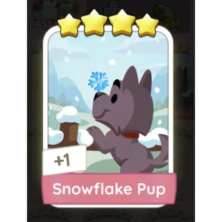 Snowflake  Pup monopoly GO 