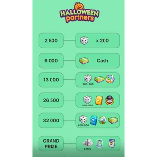 Monopoly GO Halloween Partners Event 2 slots