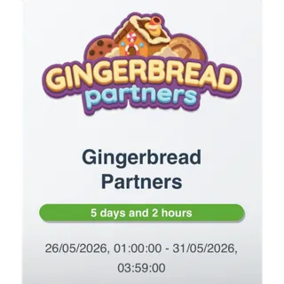 Monopoly GO Gingerbread Partners Event 2 slots