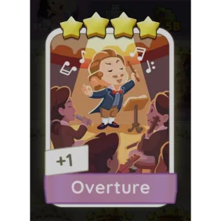 Monopoly go 4 star sticker - Overture