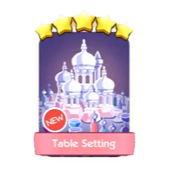 Table Setting monopoly GO 