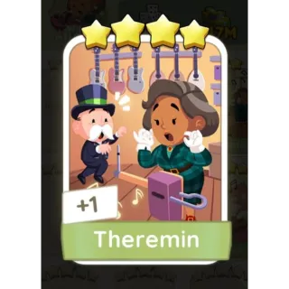 Monopoly go 4 star sticker - Theremin