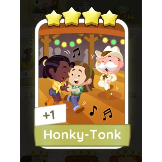 Monopoly go 4 star sticker - Honky-Tonk