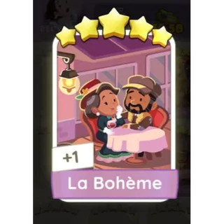 Monopoly GO  5 star stickers  - La boheme 