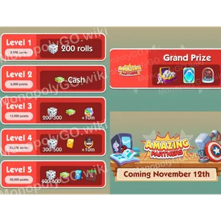 Monopoly GO Partner Event 3 slots