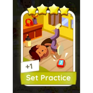 Set Practice monopoly GO 4 star sticker