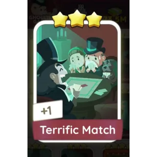 Terrific Match monopoly GO 