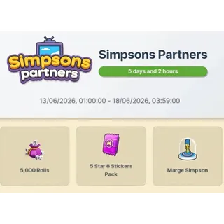 Monopoly GO Simpsons Partners Event 1 slot