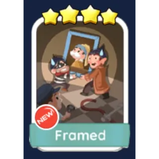 Framed monopoly GO 