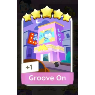 Monopoly GO  5 star stickers  -  Groove On