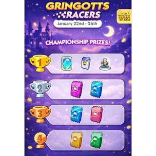 Gringotts racers full carry 1 slot monopoly GO 