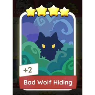 Bad Wolf Hiding monopoly GO 