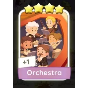 Monopoly go 4 star sticker - Orchestra