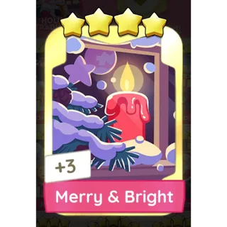 Merry & Bright monopoly GO 