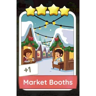 Market Booths monopoly GO 