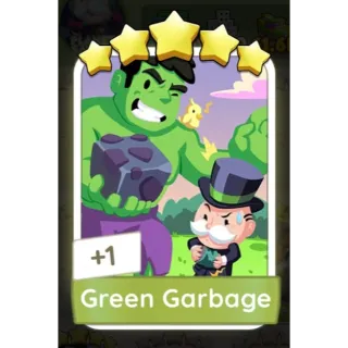 Green Garbage monopoly GO 