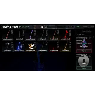 Fisch Account Lvl 1k & 8k+ Aurora Totems 