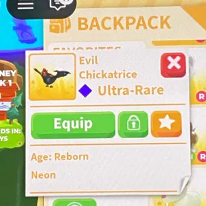 Neon Evil Chickatrice
