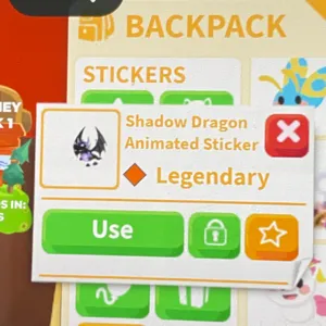 shadow dragon sticker