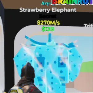 Strawberry Elephant aqua