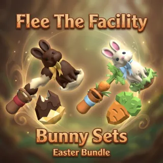 Cuddly Bunny & Fudge Bunny Sets Flee The Facility FTF Set