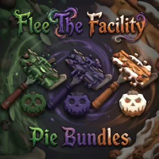 Deathberry Pie & Spookpumpkin Pie & Scareapple Pie Sets Flee The Facility FTF Set