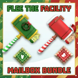 Evergreen Mailbox Set & Joyful Mailbox Set Flee The Facility FTF Sets